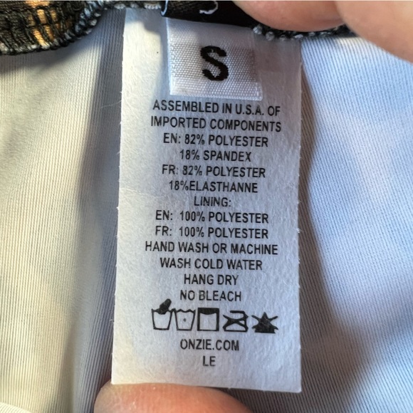 NWT ONZIE S LEOPARD YOGA LEGGINGS - Picture 6 of 10